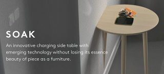 Illustration for article titled A Side Table For Charging Gadgets That Plugs Right Into the Wall